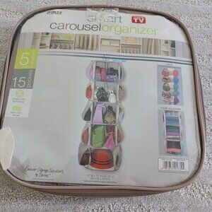 DAZZ Smart Carousel Organizer Hanging 5 Shelves 15 Pockets Storage ASO TV